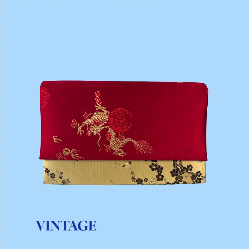 The Gold Brocade Clutch